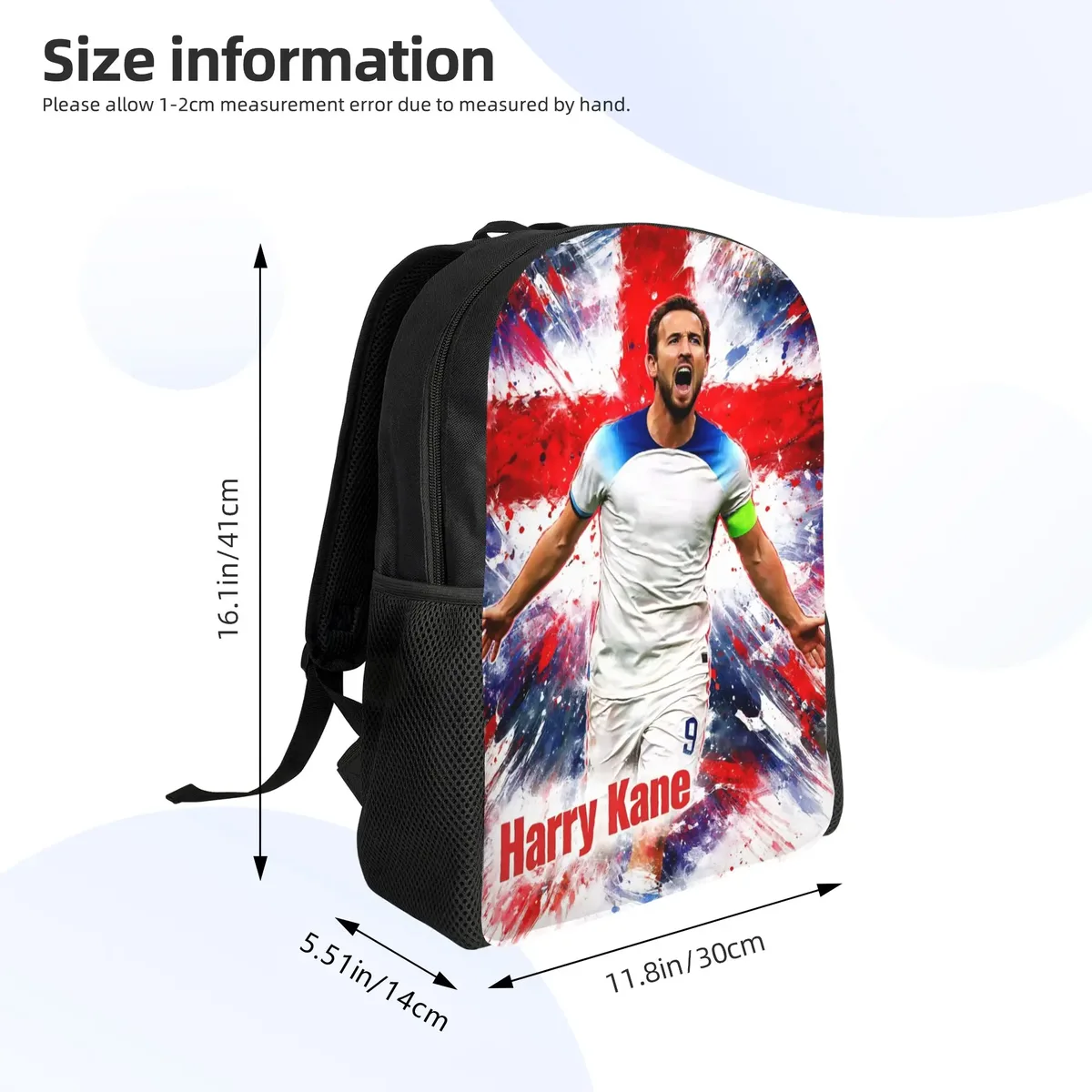 kanes football cool backpack gift high school business number 9 daypack pour hommes et femmes, sac à bandoulière pour collège