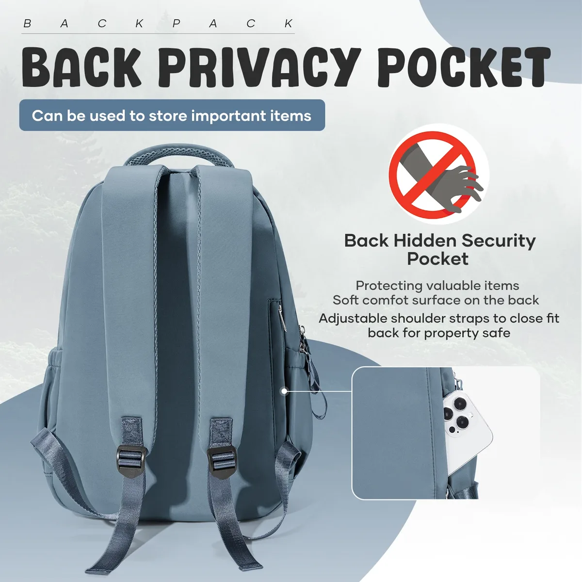 sac à dos scolaire, sac à dos décontracté et tendance, sac à dos pour ordinateur portable, sac d'école simple à grande capacité avec fermeture éclair pour filles et garçons