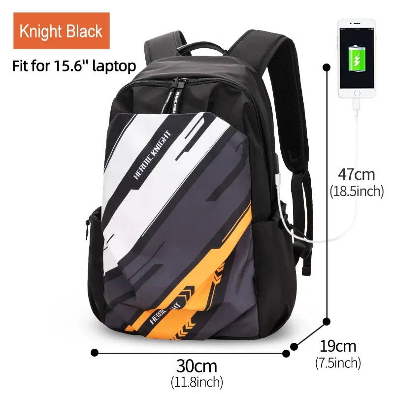 heroic knight – mini sac à dos étanche pour hommes, pour ipad 12.9 pouces, décontracté, voyage court, sport, pour femmes et filles