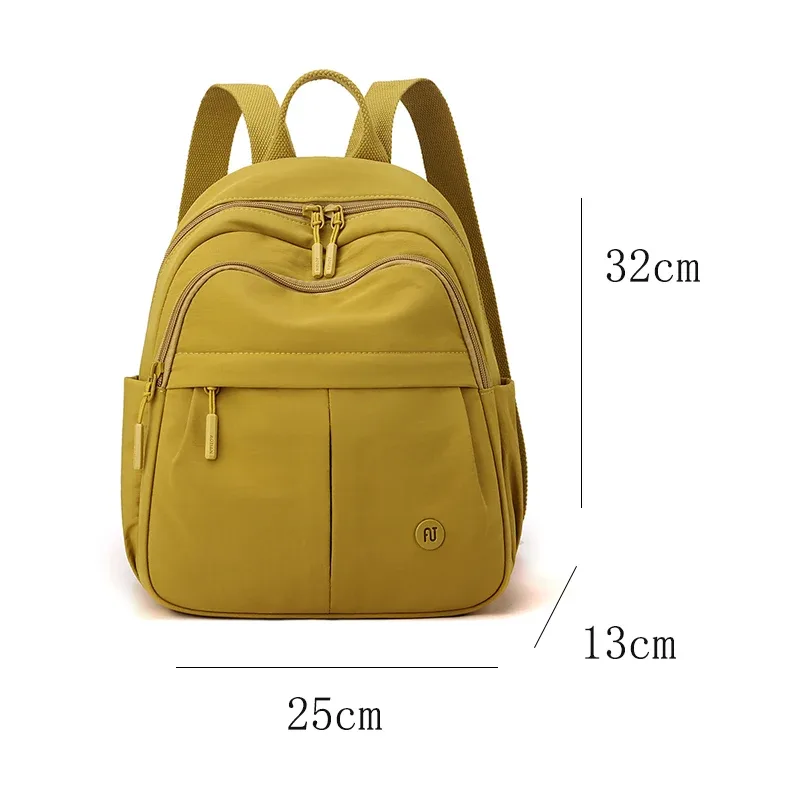 sac à dos léger 2025, nouveau style, sac d'école minimaliste de grande capacité pour femmes, petit sac à dos multifonctionnel de voyage