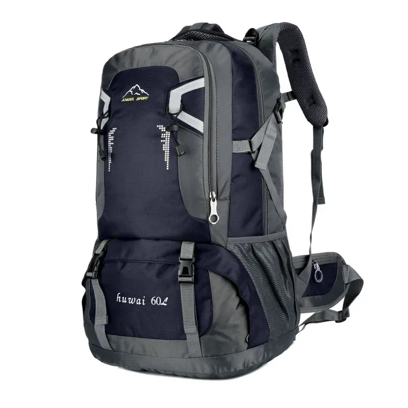sac à dos de randonnée grande capacité 40l/60l, sac de voyage et de cyclisme tendance, sac de tourisme, sac de rangement décontracté en nylon