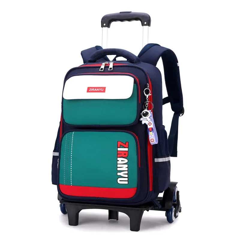 sacs à dos roulants pour enfants de l'école primaire chariot école étudiant sac à dos sac à roulettes retour à l'école sacs à dos avec roues