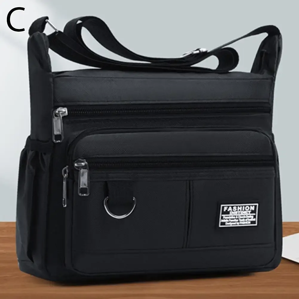 sac à bandoulière multi-poches pour hommes, sacs à une seule initiative, sac de rangement de grande capacité, sac à main à la mode, sacs à bandoulière d'affaires