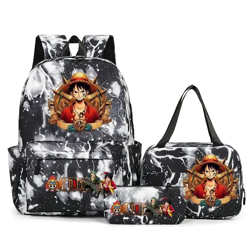 sacs à dos one piece pour étudiants, sacs d'école pour adolescents, hommes et femmes, sac fourre-tout, pochette, sacs à dos en nylon, sacs de voyage