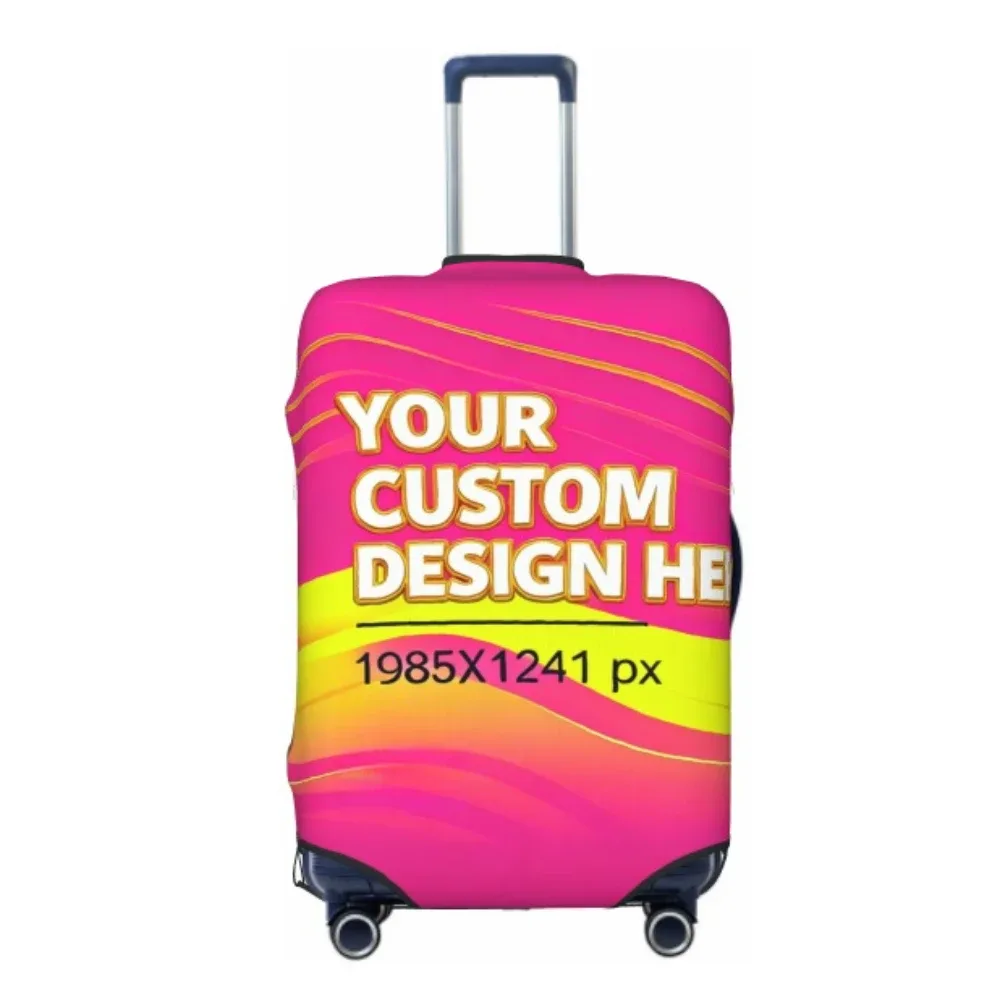 housse de bagage personnalisée, durable, à la mode, protection de voyage, étanche, universelle, adaptée aux sacs de 18 à 32 pouces, fermeture à glissière pour vacances de croisière