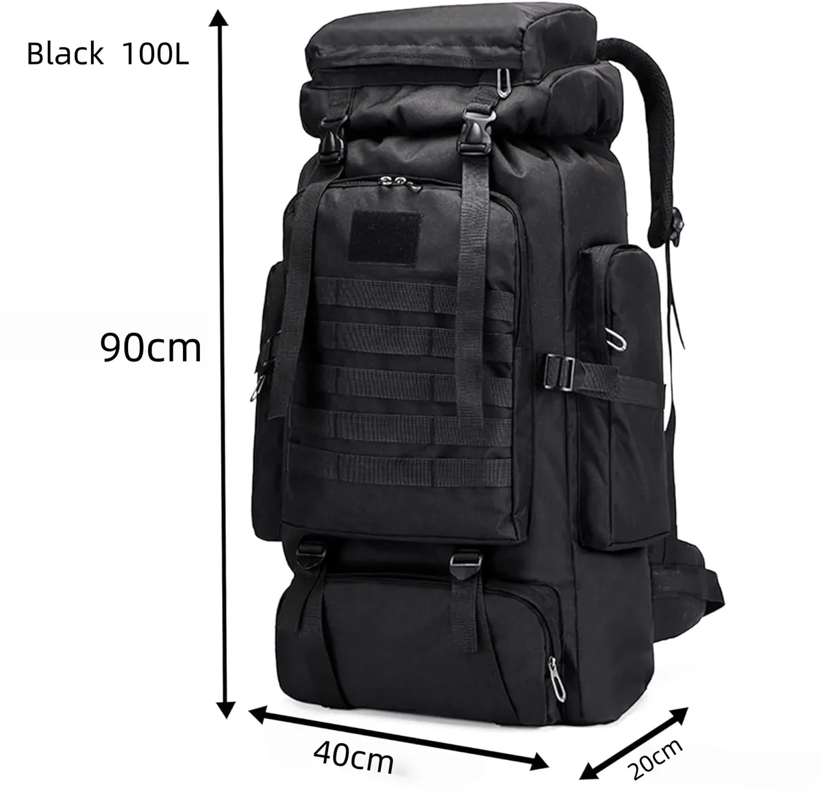sac de montagne 80l/100l, sac d'escalade, sacs à dos tactiques, grand sac à dos, sacs de randonnée, sacs de camping, sacs de voyage