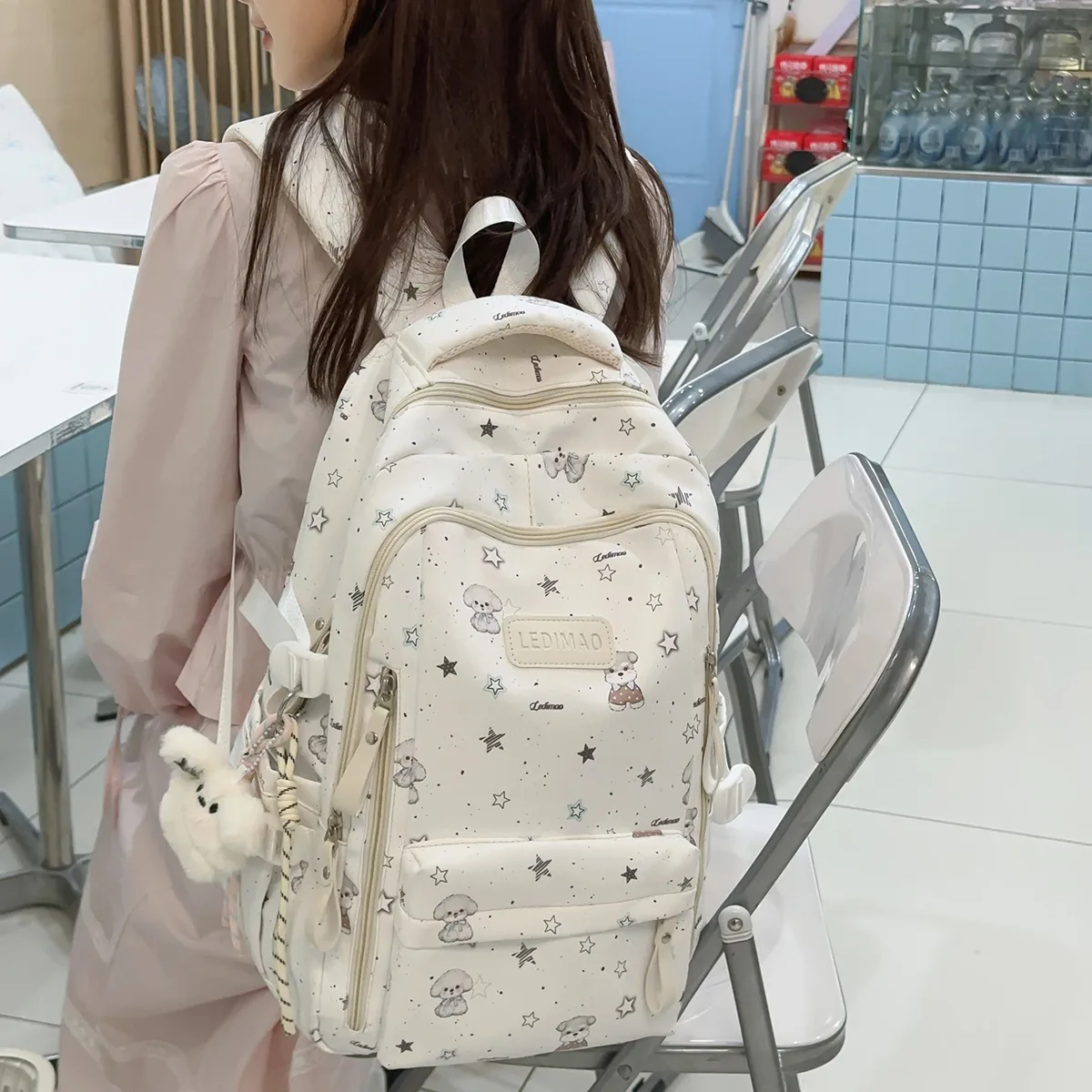 sac à dos léger en nylon, peut contenir un ipad, sac à dos mignon pour filles, disponible en quatre couleurs