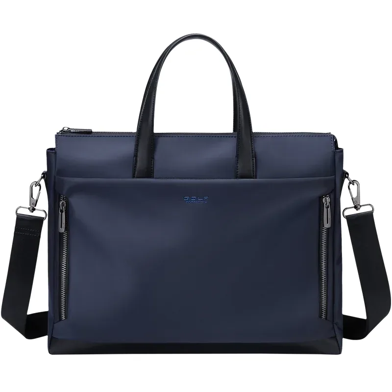 porte-documents de golf en nylon avec poignée en cuir, sac à bandoulière, sacs pour ordinateur portable de bureau pour hommes, sacs à main étanches de 15 pouces