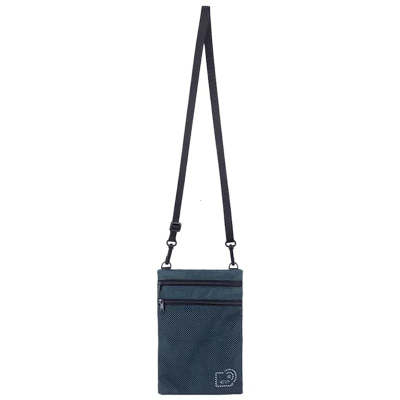 portefeuille de passeport de voyage anti-vol rfid, étui pour cartes en nylon, sac de rangement de documents de téléphone, sac à bandoulière léger
