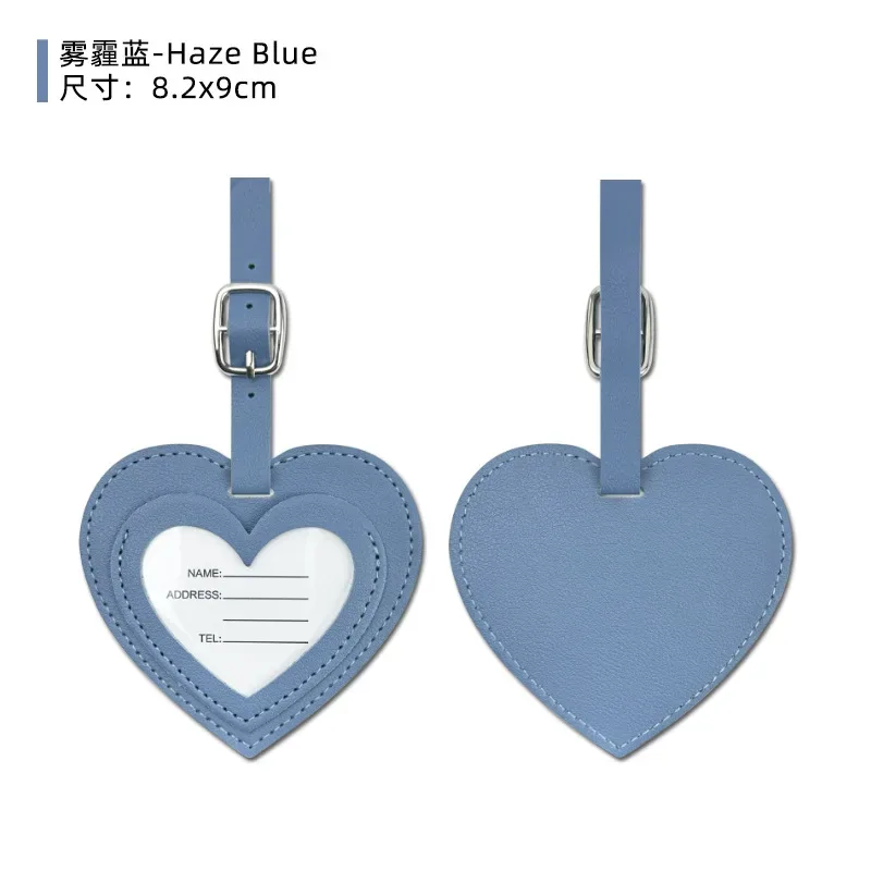 étiquette de bagage personnalisée en cuir pu avec nom et lettres diy, étiquette de valise de luxe en gros, breloque de sac cadeau pour anniversaire de mariage