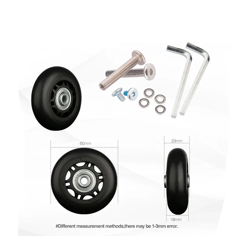 valise universelle roue boîtier de chariot roue résistante à l'usure valise silencieuse roue universelle remplacement réparation accessoires roulette