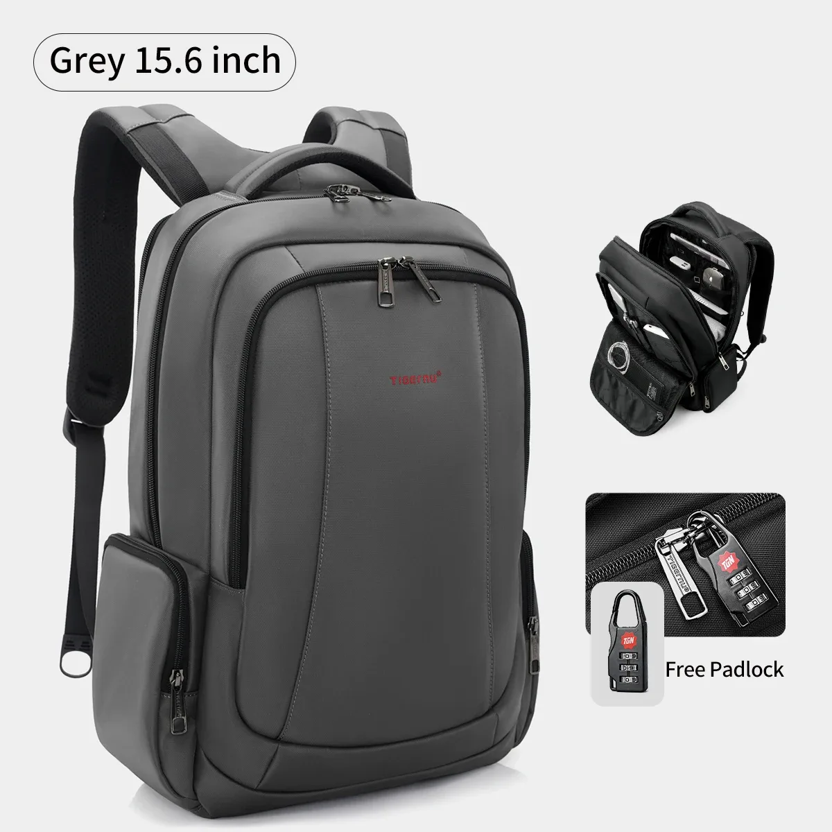 tigernu sac à dos en nylon imperméable femme hommes sac à dos pour 15.6 ordinateur portable sac pour ordinateur portable mochilas sacs à dos scolaires sac mâle sac à dos