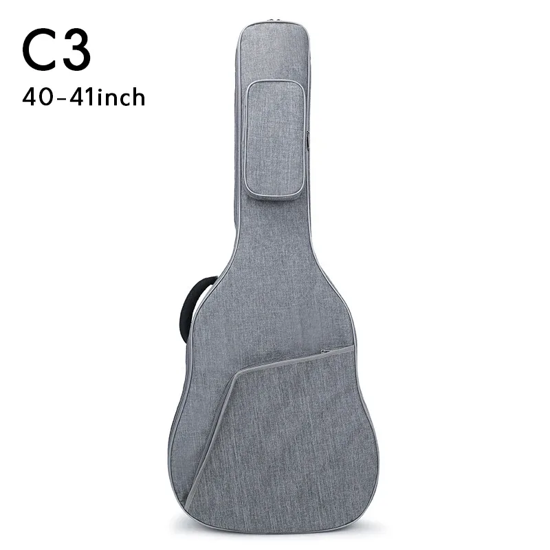 jebag-sac à dos universel classique et acoustique à double sangles, en coton oxford, épais et doux, étanche, 36/39/41 pouces