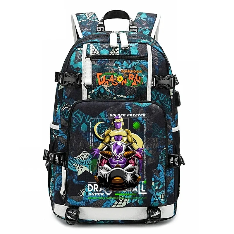 sac à dos pour étudiants avec imprimé dragon ball z, grande capacité, sac à dos décontracté pour enfants, adolescents, garçons et filles, pour l'école et les voyages