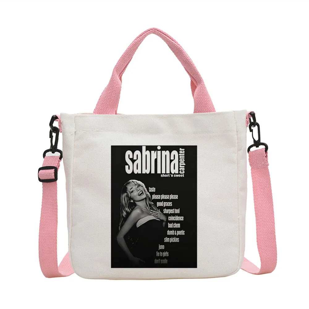 sac fourre-tout sabrina carpenter, sac à bandoulière, sac de shopping y2k, sac cabas, sac fourre-tout pour femme