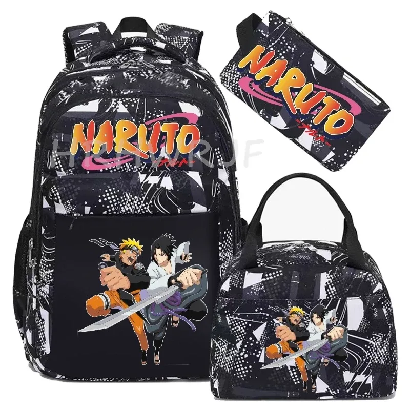 sac à dos camouflage uzumaki naruto uchiha sasuke pour hommes, sacs à dos de randonnée réfléchissants, sacs de voyage en plein air, sac d'école pour adolescents, sac pour ordinateur portable