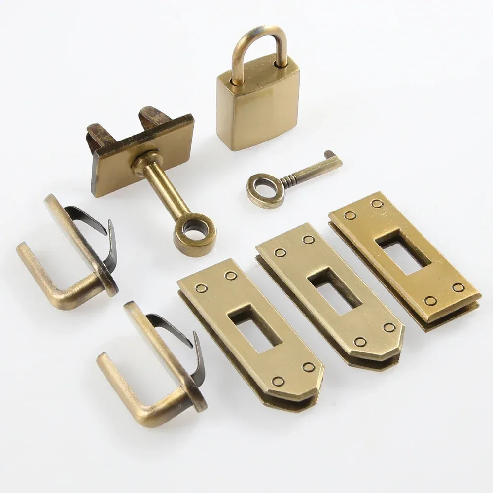 1 ensemble de boutons de verrouillage à fermoir en métal pour femmes, sac à main, sac à bandoulière, accessoires de bricolage