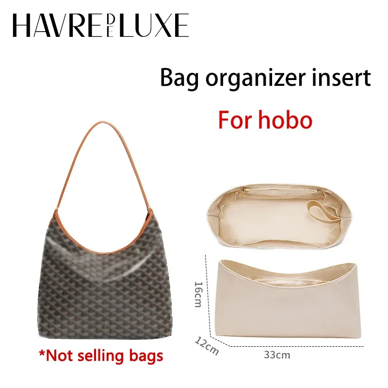 Organisateur de sac pour Hobo, durable, tendance, imperméable, support de rangement, accessoires de modification intérieure pour sacs