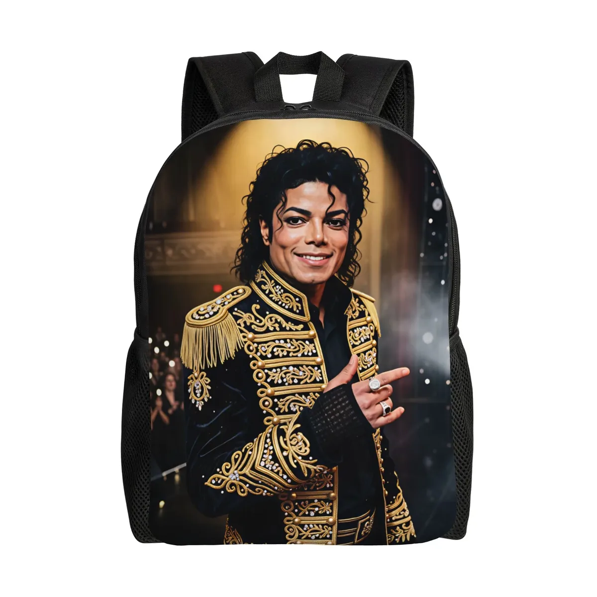 sac à dos m-michael jacksons pour jeunes, sacs à dos légers en polyester, sacs modernes pour lycéens, sac à dos de randonnée de haute qualité