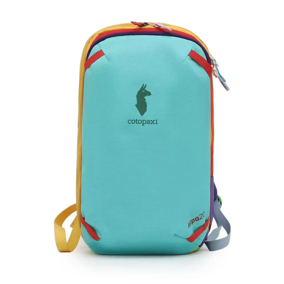 sac à dos double épaule durable aux couleurs vives dopaamine, design camel, idéal pour un usage quotidien et les voyages
