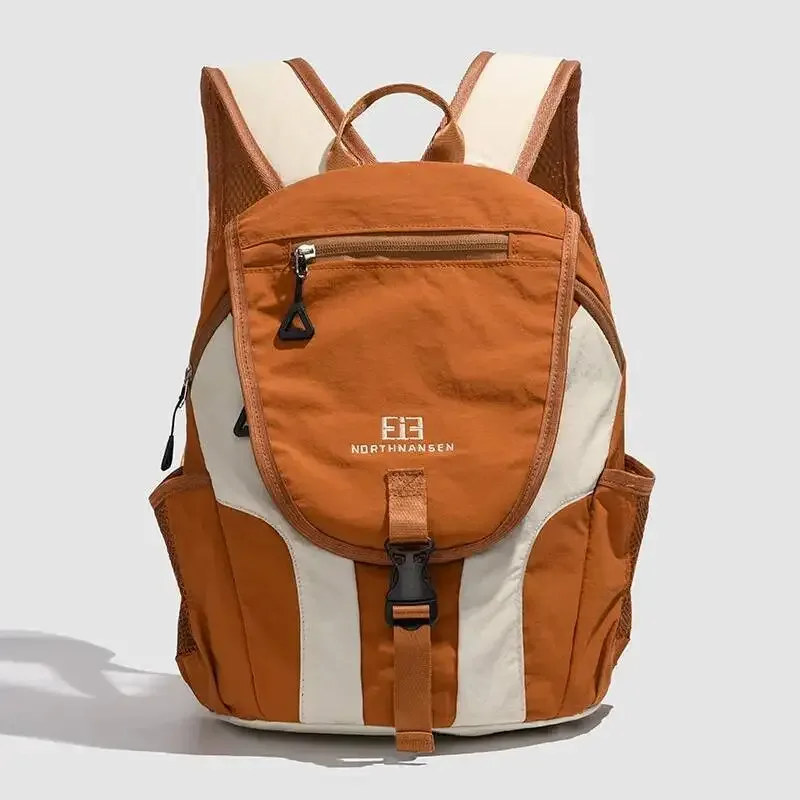 sac à dos de voyage de randonnée à blocs de couleurs pour étudiants, nouvelle mode 2025, sac à dos de voyage léger en plein air pour femmes