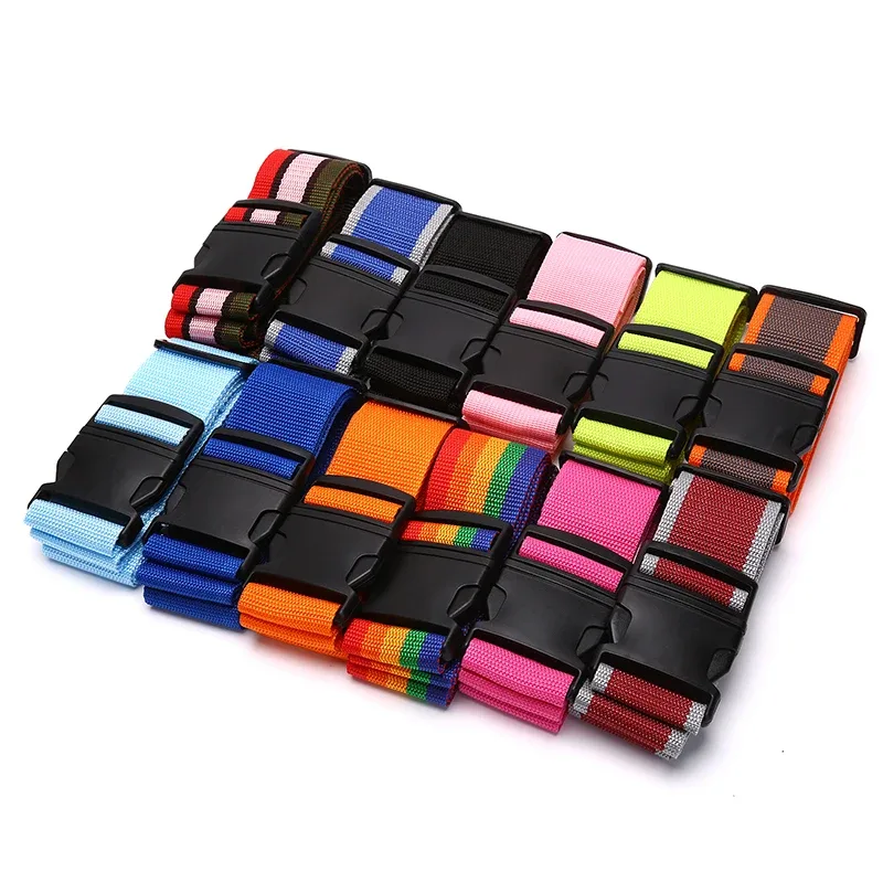 Sangle de bagage de voyage réglable avec verrouillage par mot de passe, ceinture d'emballage, verrouillage sécurisé des bagages, antivol, ceinture de faisceau de bagages