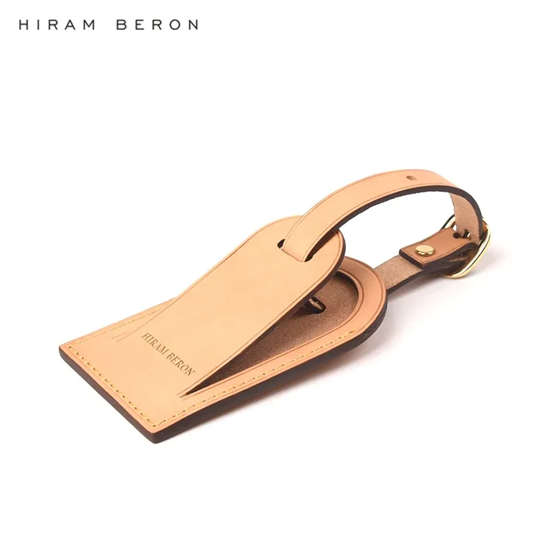 étiquettes de bagage initiales personnalisées, accessoires de voyage, valise, sac d'affaires, cuir tanné végétal