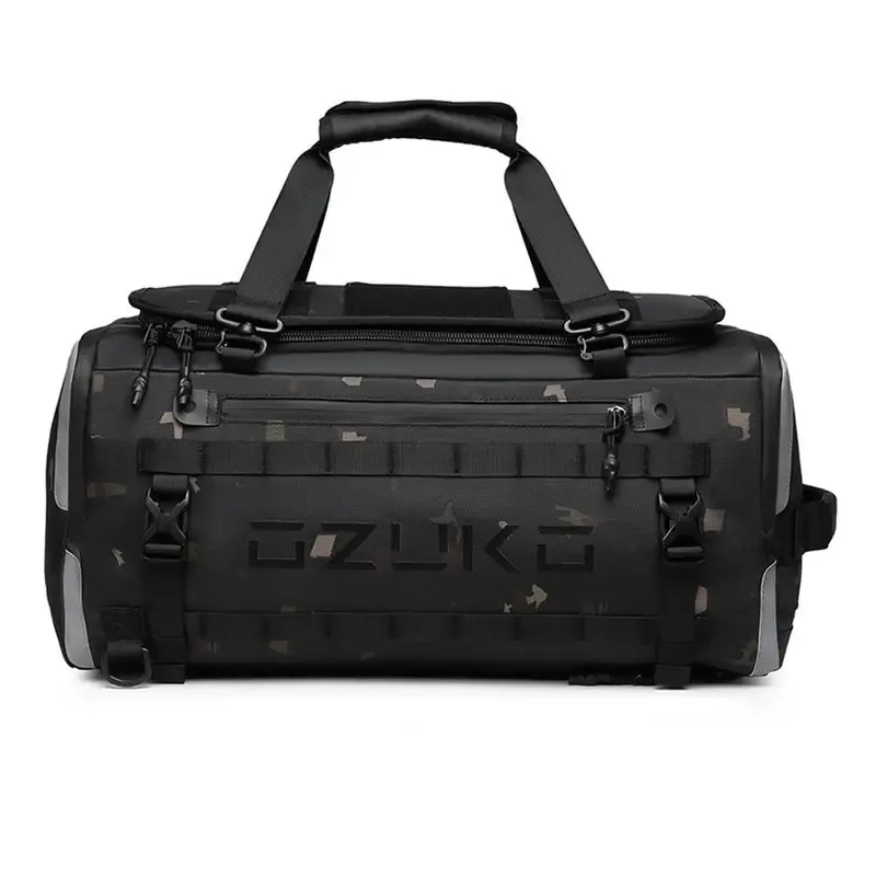 sac à dos de voyage ozuko pour hommes, sac de sport et de fitness avec séparation pour articles secs et humides, idéal pour les courts séjours d'affaires, les week-ends et le camping