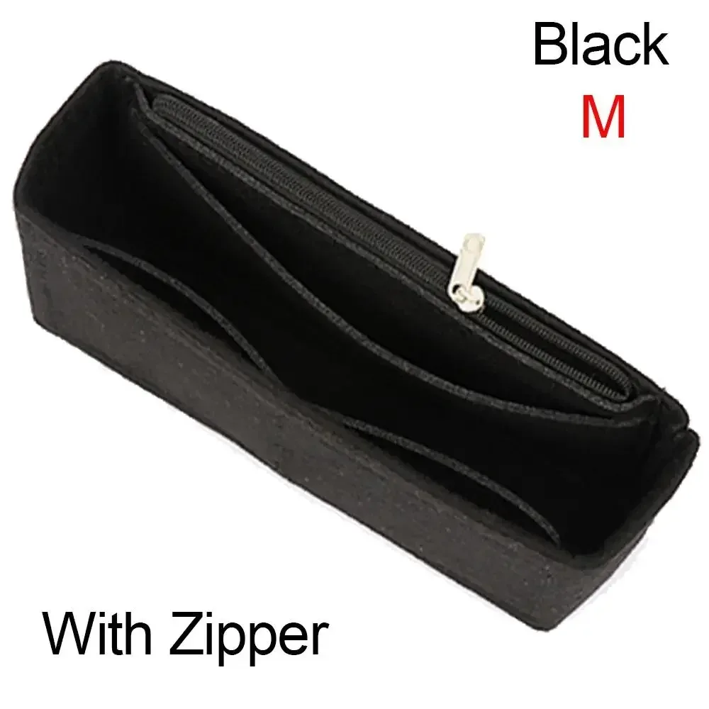 sac de doublure multi-poches, insertion de sac à main en feutre, mini sac de rangement, évalué pour longchamp
