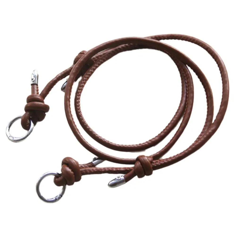 sangle d'épaule de remplacement en cuir pu, couleur unie, longueur réglable, accessoires diy pour sac à bandoulière, design à une seule épaule