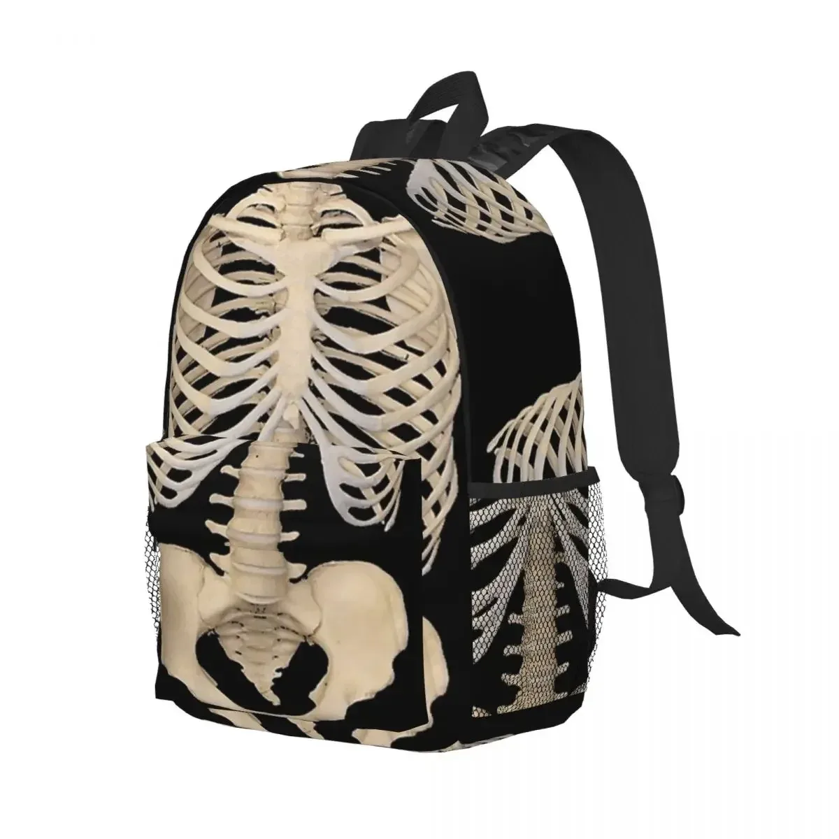 sacs à dos gothiques d'halloween pour garçons et filles, anatomie, rib jos, bones, human modules, seton, cartable, sacs d'école, sac à dos de voyage, initié
