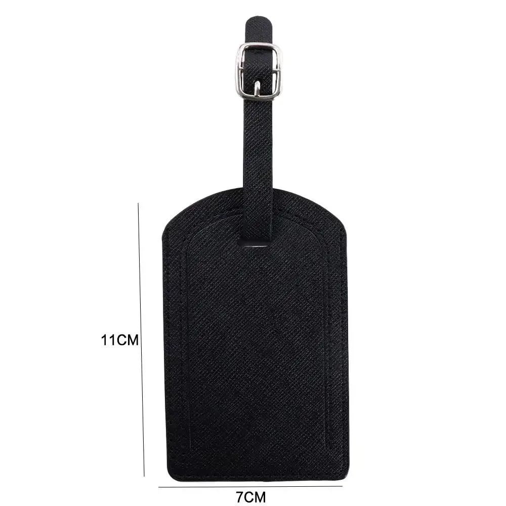 étiquette de bagage en cuir pu pour les fêtes, accessoires de voyage, étiquette de valise d'avion, étiquette de carte d'embarquement
