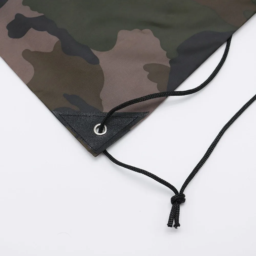 sac de voyage léger pour chaussures et vêtements, sac à dos de rangement épais, sac à cordon camouflage, sac oxford, sac de sport portable