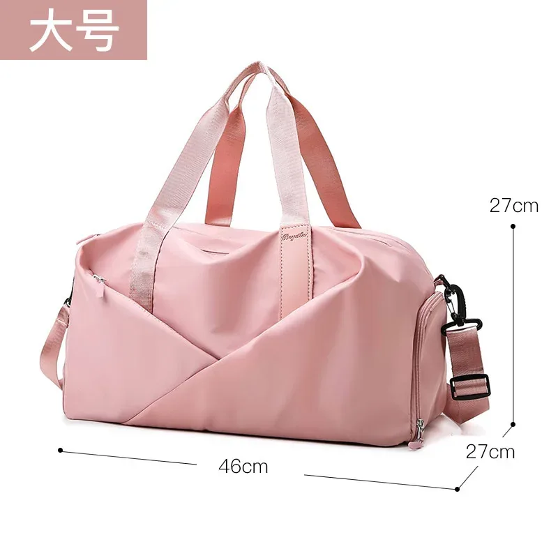 sac de sport personnalisé avec logo pour enfants, femmes, hommes – sac de voyage étanche pour vêtements secs et mouillés, sac à main, sac de natation, sac de week-end, sac d'entraînement de fitness – impression photo et nom