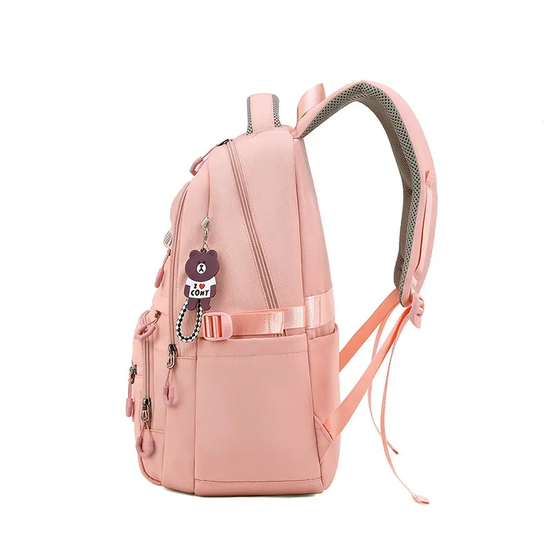 fille école sac à dos jeunesse grande capacité sacs à dos en nylon cartable sac à dos multi poches sac à dos décontracté sac de voyage