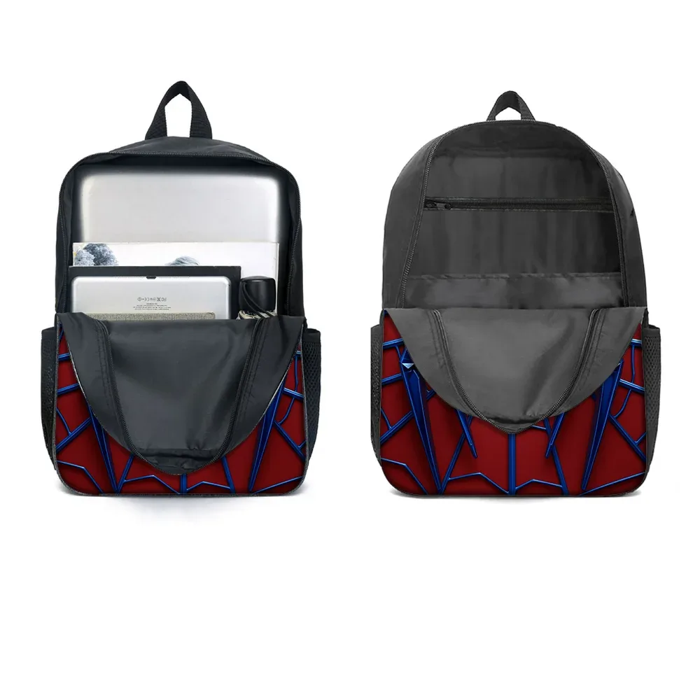 ensemble de 3 sacs à dos à motif d'araignée, légers, grande capacité, sac d'école, sac de voyage avec sac à bandoulière, trousse à crayons, cadeau parfait pour les enfants