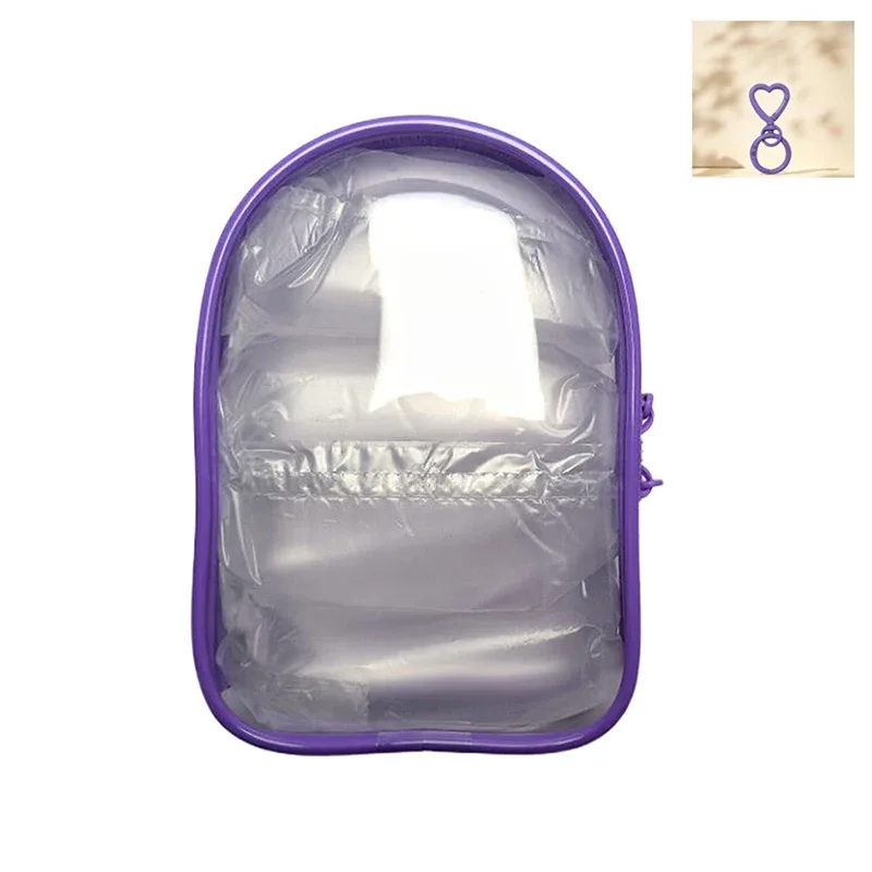 housse de protection transparente anti-poussière pour vêtements de bébé, présentoir de rangement pour sac de marche de 15cm