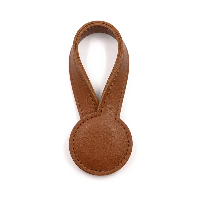 clip de chapeau magnétique en cuir pu polyvalent, organisateur rond magnétique puissant, breloques pour sac de voyage, accessoires de bagages