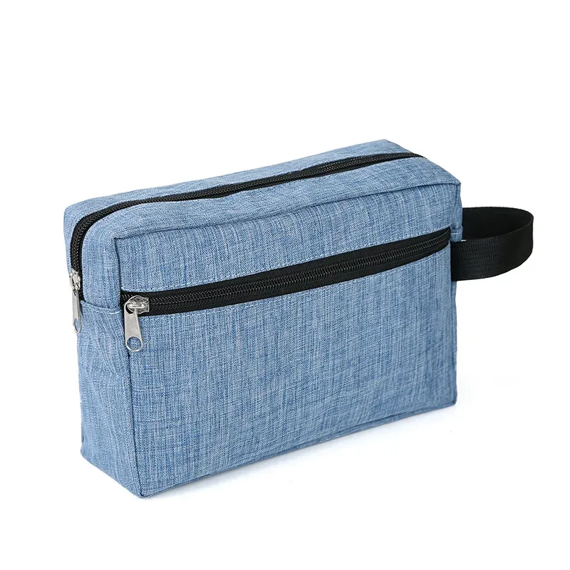 sac de toilette portable de grande capacité pour hommes, sac à cosmétiques essentiels pour femmes, sac de toilette imperméable, sac à main-ll