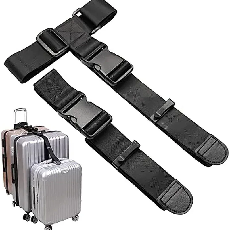 sangles de bagages réglables noires pour rêves de voyage, accessoires pour allergiques