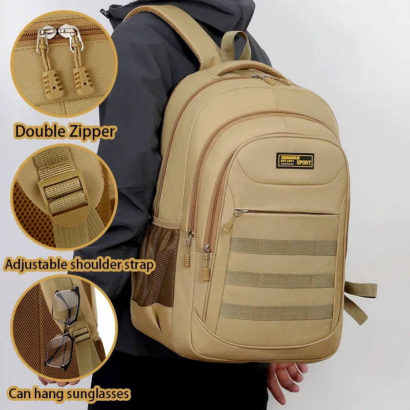 sac à dos universel pour hommes et femmes, sac à dos multi-usages de grande capacité pour ordinateur portable, sac à dos de voyage durable avec compartiment de sécurité