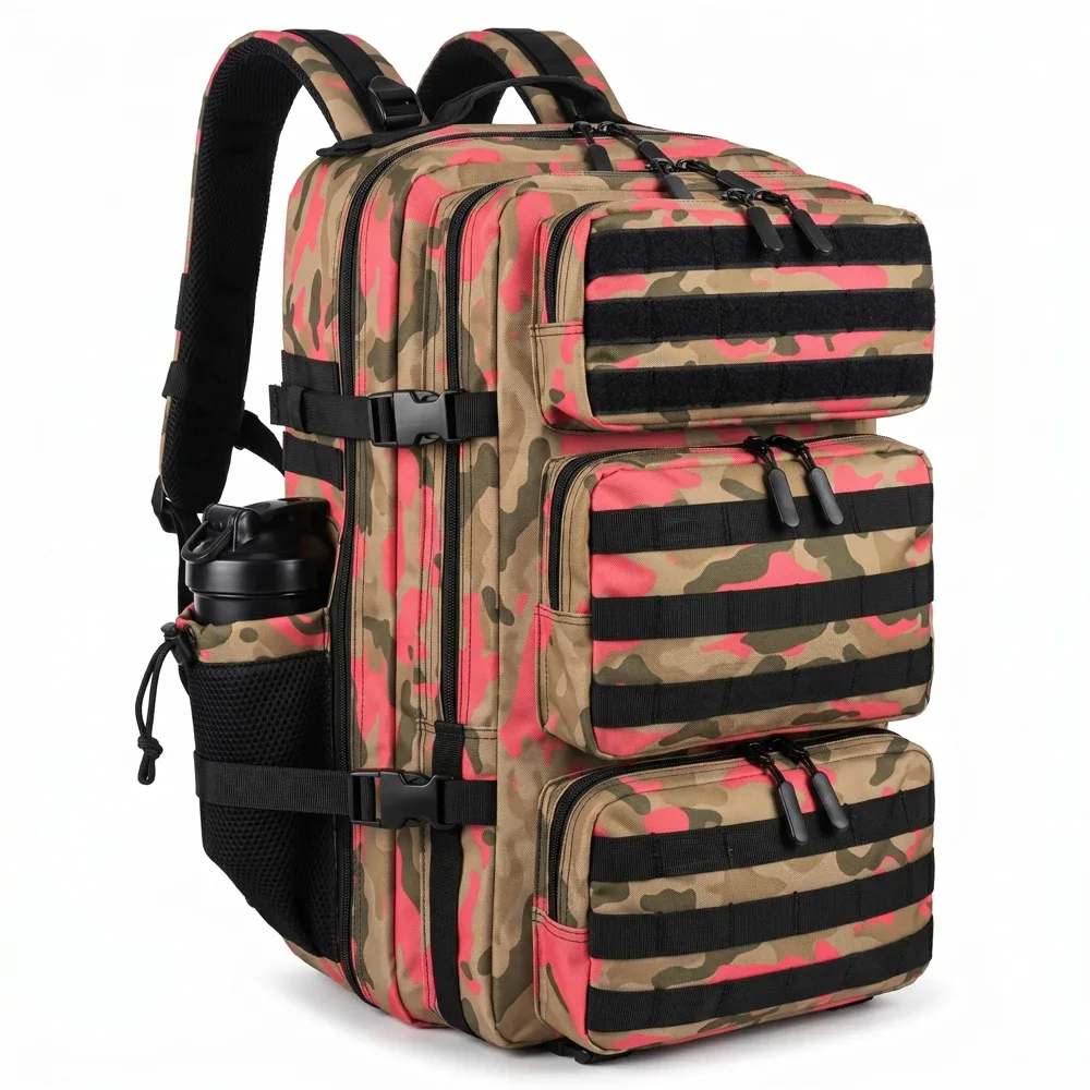 sac à dos tactique 60l pour hommes, sac de sport imperméable pour voyage, randonnée, camping militaire, chasse, survie