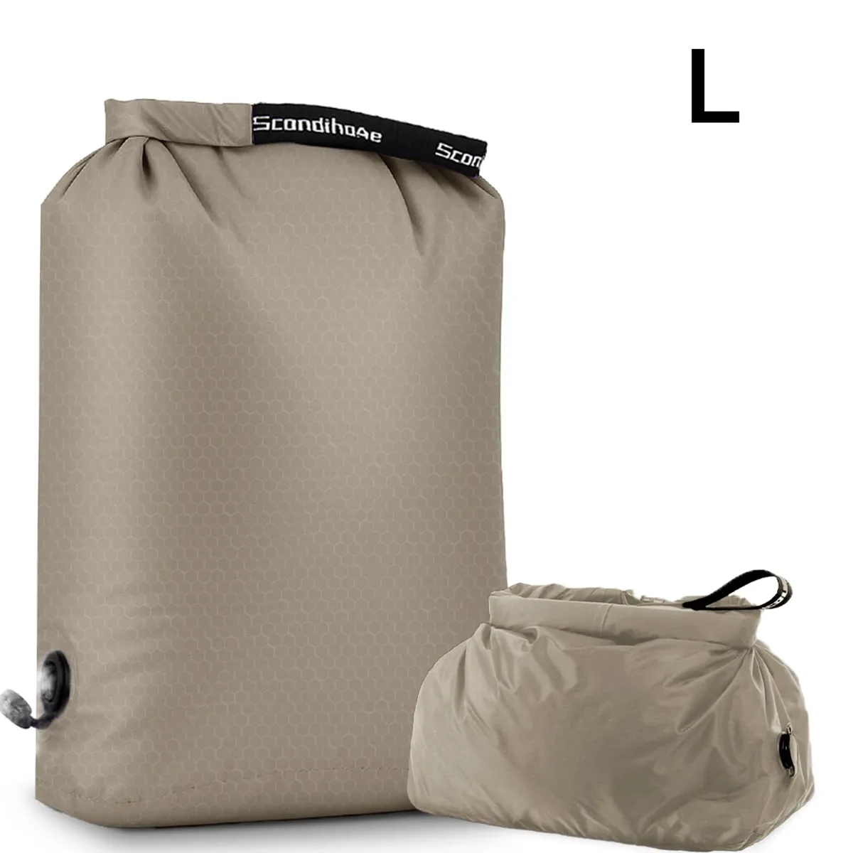 sac de rangement de voyage, sac de compression étanche sans pompe, sac sous vide, organisateur de vêtements, pochette gain de place pour le backpacking et la salle de sport