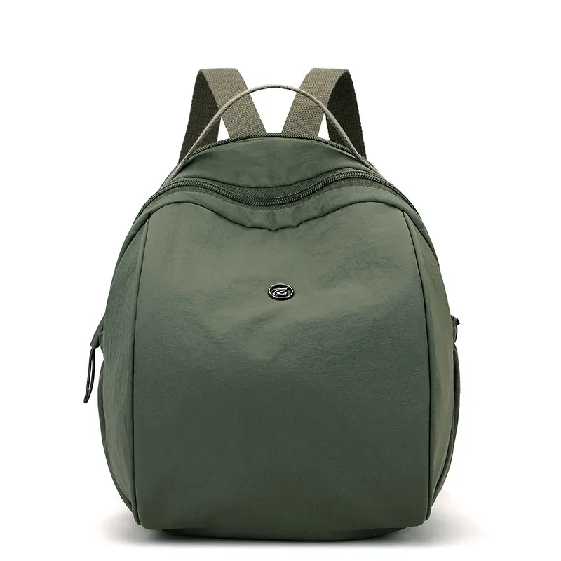 nouveau petit sac à dos de banlieue en plein air voyage décontracté simple sac à main pour femmes grande capacité couleur unie double sacs à bandoulière