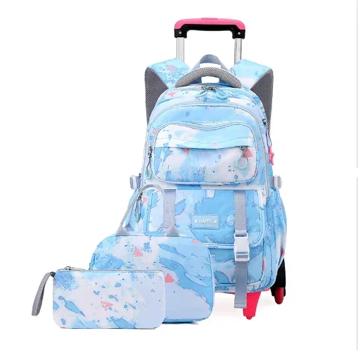 sac à dos d'école à roulettes pour filles cartable à roulettes enfants sac à dos à roulettes sacs à roulettes 