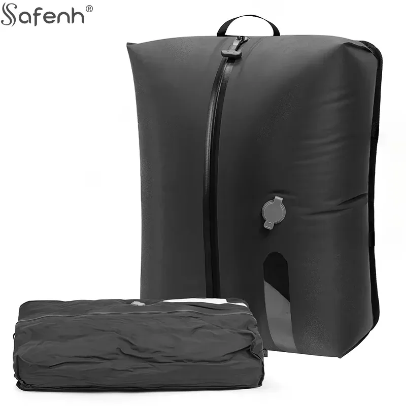 sacs sous vide professionnels pour bagages de voyage, sac de compression sous vide, sac sous vide réutilisable, gain de place 60%, sac scellé sous vide de voyage