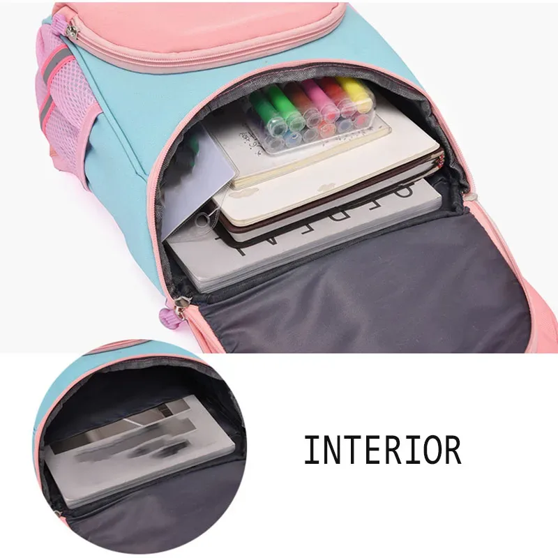 sac à dos personnalisé brodé en forme d'animal de dessin animé, licorne, dinosaure, mignon et tendance, plein de charme.