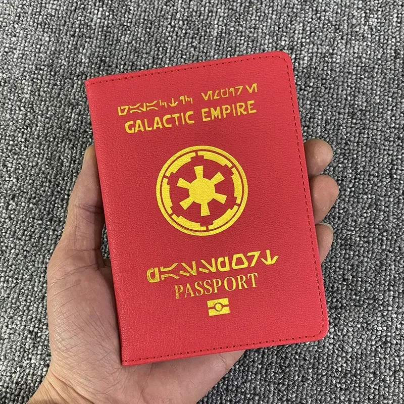 Portefeuille de voyage en cuir PU pour femme, porte-passeport de compromis galactique, blocage Rfid, noir, rouge, étui à passeport