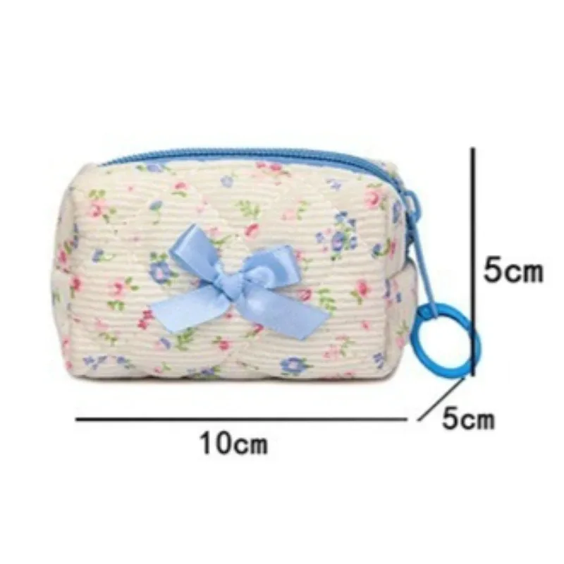 kawaii voyage petit cosmétique rouge à lèvres écouteur sac de rangement sac à main femmes portable mini maquillage sacs à main portefeuille pochette sacs organisateur