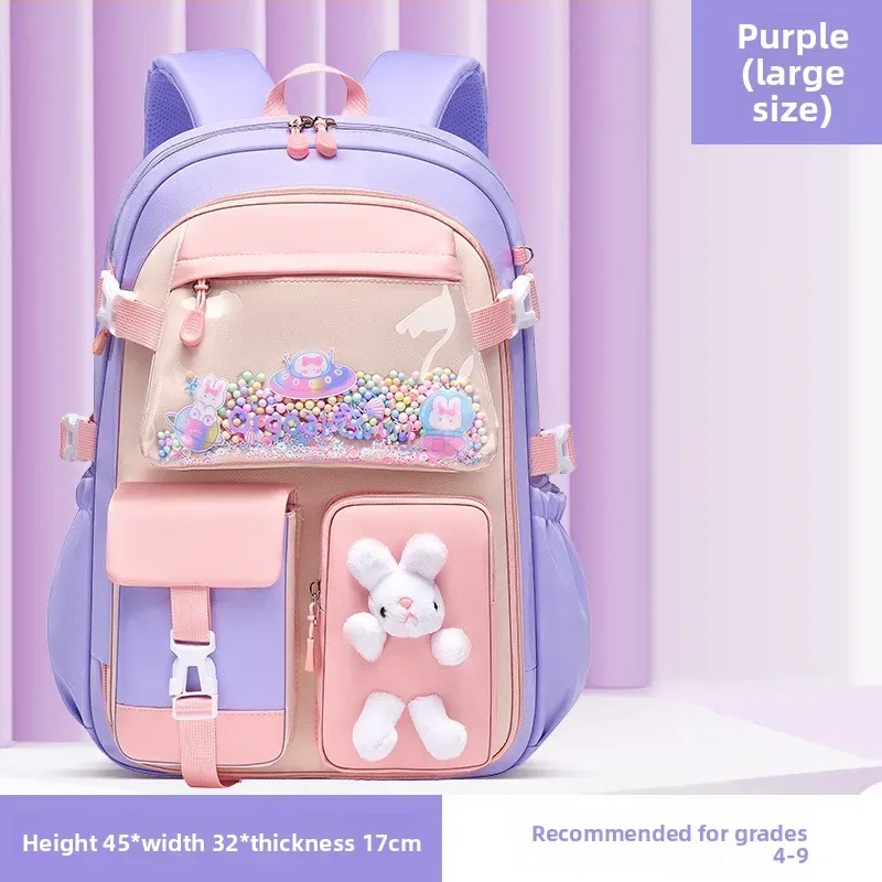 sac à dos scolaire pour filles 2026, léger et imperméable, style kawaii, pour enfants, sacs de voyage colorés, mochilas, cadeaux